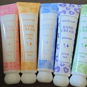Hand Cream Collection - Rose, Peaches & Cream, Vanilla, Lavender, Green Tea